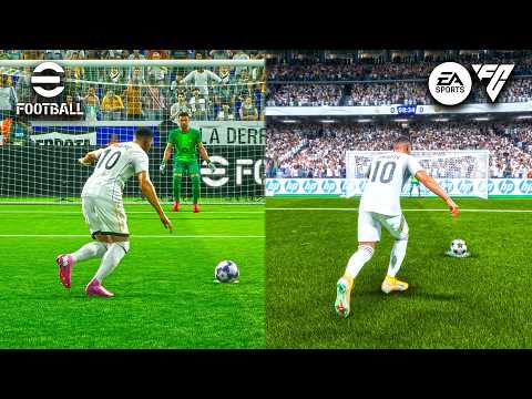Kylian Mbappé Penalty Kicks • PES vs FIFA From 2017 to 2026