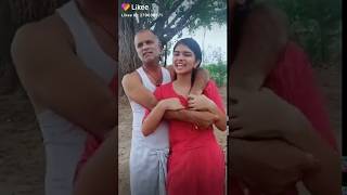 Old man with beautiful hot young lady girl romance