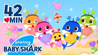 Valentine&#39;s Day Baby Shark Package | Valentine&#39;s Day | +Compilation | Baby Shark Official