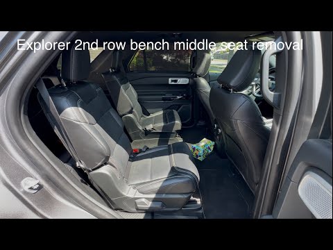 2020+ Explorer Rear Bench Seat Mod | Easy Middle Seat Removal for More Space