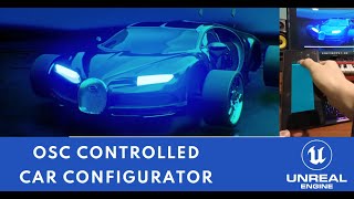 OSC Controlled Car Configurator / UE5