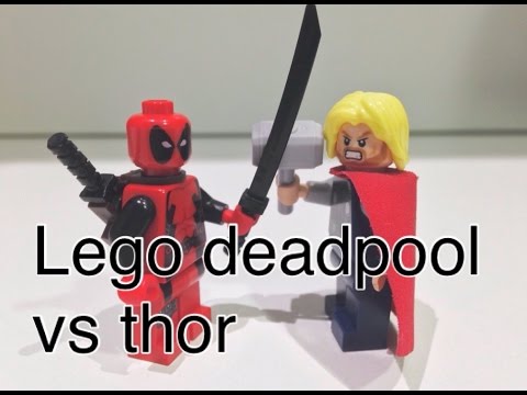 Lego deadpool vs thor