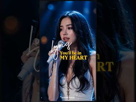 You'll Be In My Heart - Niki 🎤🎶 | (Lyrics) #englishsongs #masonmusic #lyricsvideo #shorts