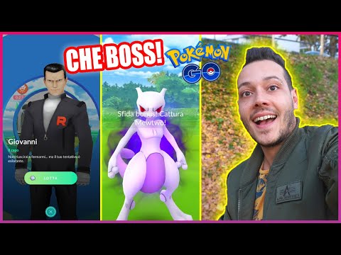 SFIDO GIOVANNI & CATTURO MEWTWO OMBRA! - Pokémon GO ITA
