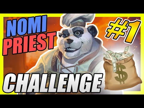 I GOT CHALLENGED TO PLAY NOMI PRIEST | Rise of Shadows Hearthstone