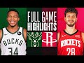 BUCKS at ROCKETS | FULL GAME HIGHLIGHTS | January 6, 2024