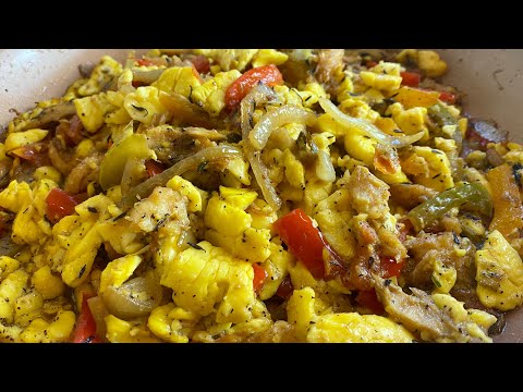 BEST JAMAICAN ACKEE AND SALT FISH RECIPE / JAMAICA'S NATIONAL DISH