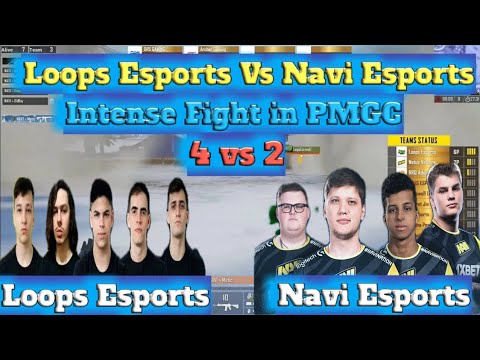 Navi vs Loops Esports Intense fight in PMGC 2020