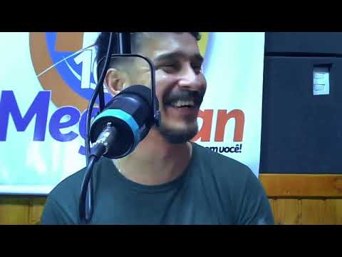 Queiroz e Gabriel no Programa Conexão Cultural, na rádio MegaPan FM 