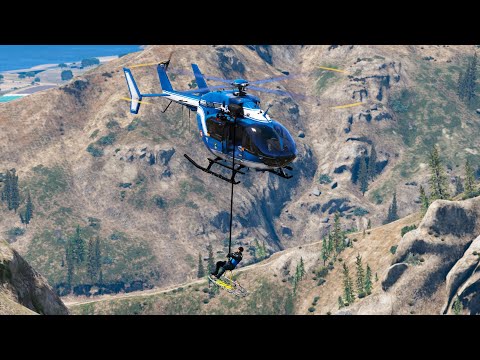 [GTA 5] SECOURS EN MONTAGNE AVEC LES GENDARMES DU PGHM | LSPDFR #1081