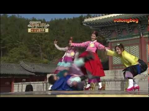 BEG Narsha Sixth Sense dance in Hanbok (so funny xD) [23.01.12]
