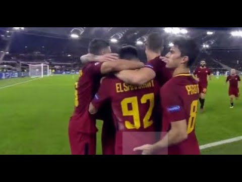 Unusual Goal Celebration: Diego Perotti and Stephan el Shaarawy Roma Against Chelsea  #Goal