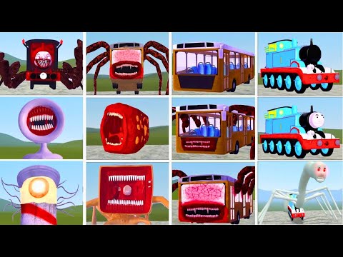 EVOLUTION BIG OF SMALL MONSTERS BUS EATER, CAR EATER, HOUSE HEAD, THOMAS TRAIN (GMOD)