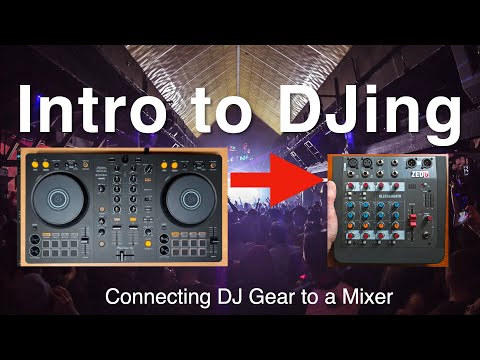 Setting Up a DJ Controller with a Mixer