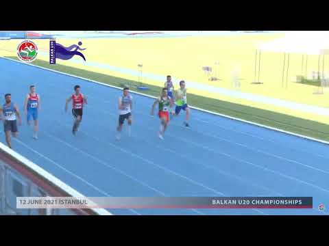 100m [M], KVALIFIKACIJE, II. skupina  - Prvenstvo Balkana za juniore i juniorke 2021