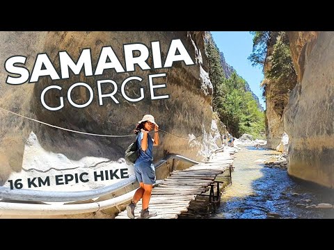 SAMARIA GORGE: How it's like to HIKE 16 km in Crete, Greece | Island Hiking