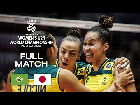 Brazil vs. Japan - Pool D | Women's U21 World Champs 2025 - Full Match