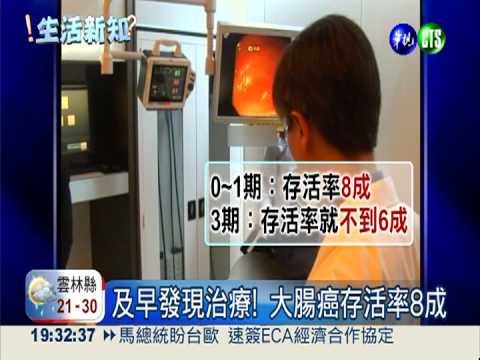 定期大腸癌篩檢 死亡風險降10%