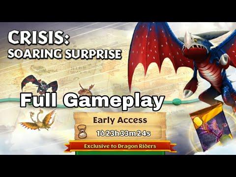 Full Gameplay/Walkthrough - CRISIS:SOARING SURPRISE - New Gauntlet - Dragons:Rise of Berk