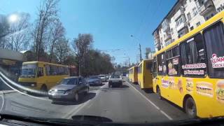 Крым 2017. Симферополь. Улицы города за 7,5 минут. Автовидеообзор