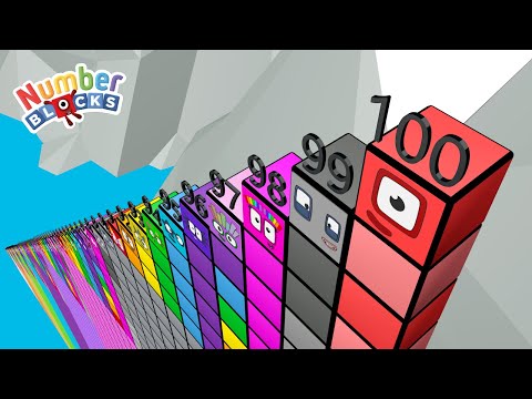 Learn Numbers 1-100 with Numberblocks! 🚀  Easy Math! Amazing Number Fun!