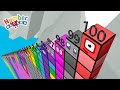 Learn Numbers 1 100 With Numberblocks Easy Math Amazing Number Fun