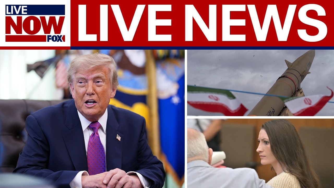 LIVE NEWS: Trump announcement, Iran war, Lindsay Clancy trial, Tupac murder trial, more top stories