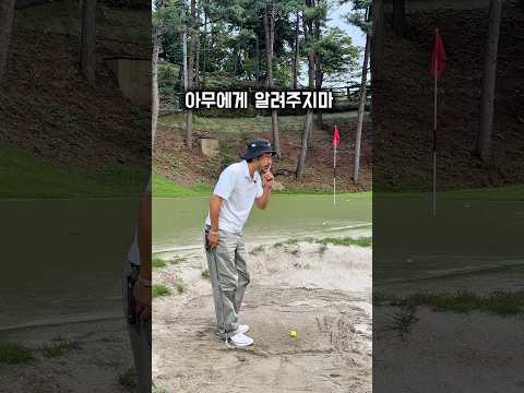 가족에게만 알려주는 벙커샷비밀 #벙커샷 #비밀 #심짱 #워커힐골프클럽