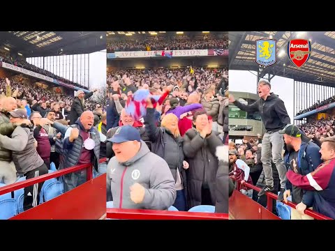 Aston Villa Fans Erupt as Buendia’s Last-Minute Winner Sinks Arsenal at Villa Park