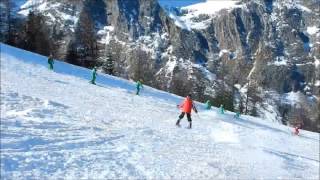 preview picture of video 'Skiing in Courmayeur Italy alps mont blanc February 2015'