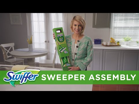 Swiffer Sweeper šlapios šluostės, papildymas 10vnt video