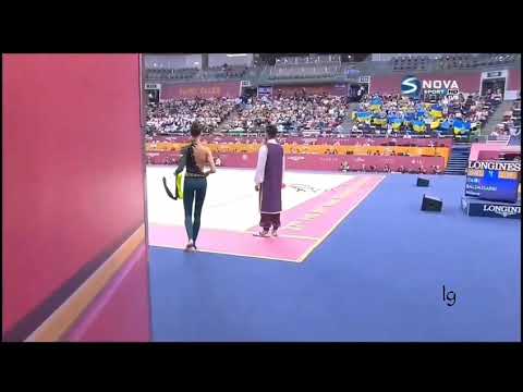 Vlada Nikolchenko Ribbon AA World RG Championships Baku 2019