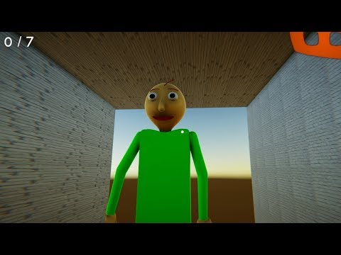 Baldi's Basics in Science, English and Math Gameplay