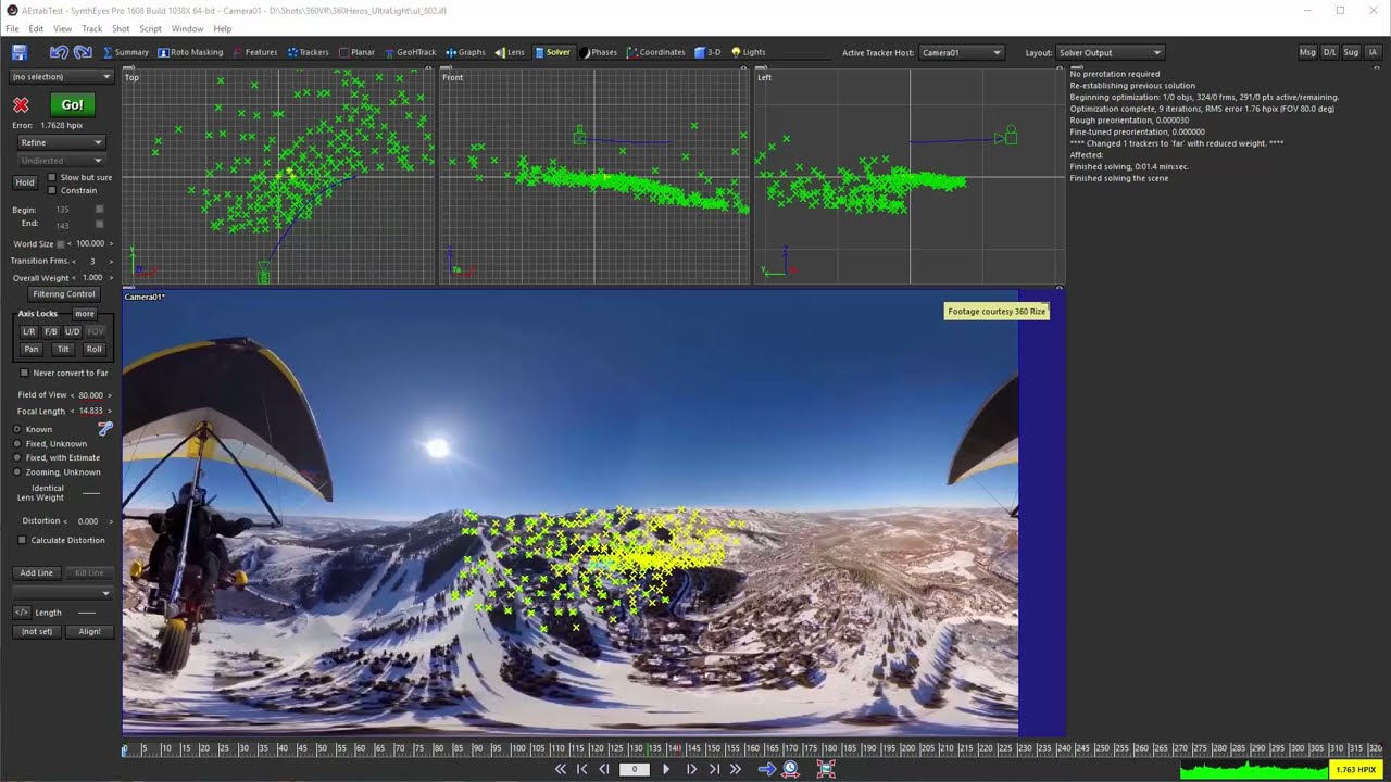 360 VR Stabilization Workflow in After Effects with SynthEyes