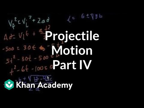 Projectile Motion Part 4