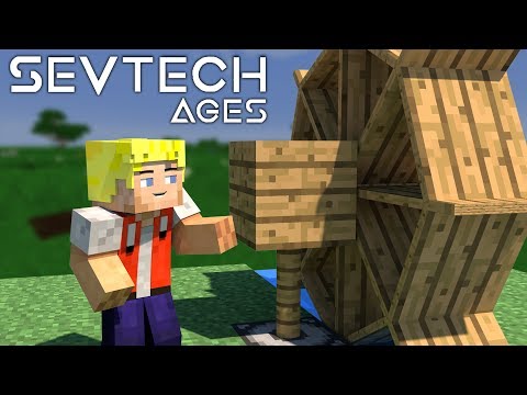 New Technology! Waterwheel from Better With Mods! - #16 SevTech Ages (Stage One) - German