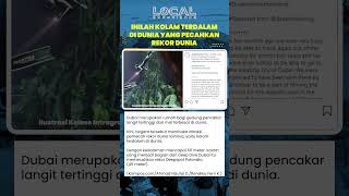 Inilah Kolam Terdalam di Dunia yang Pecahkan Rekor Dunia