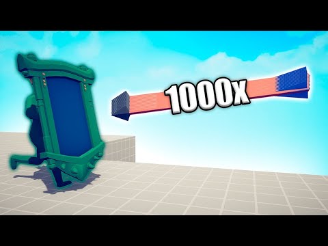 ZOMBIE KING MIRROR SHIELD vs 1000x OVERPOWERED UNITS - TABS | Totally Accurate Battle Simulator 2025