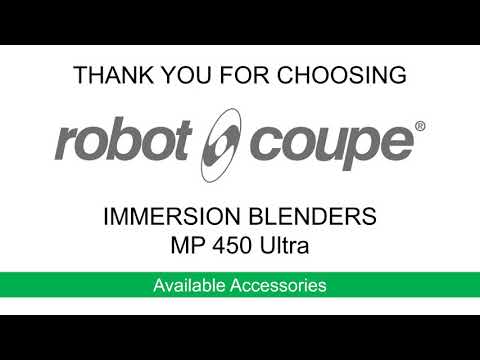 Robot Coupe MP450 18" Hand Immersion Mixer, Single Speed, 1.1 HP 8 image