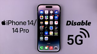 iPhone 14/14 Pro: How To Turn OFF (Disable) 5G Network