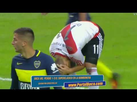 Boca 1 (Gago) Vs. River 3 - Fecha 24 Torneo Argentino 2016/17