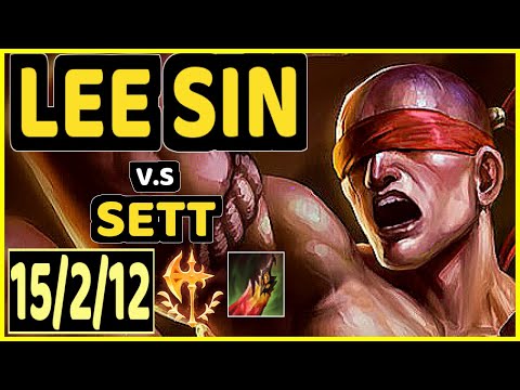 DIAMONDPROX (LEE SIN) vs SETT - PENTAKILL 15/2/12 KDA JUNGLE GAMEPLAY - EUW Ranked GRANDMASTER