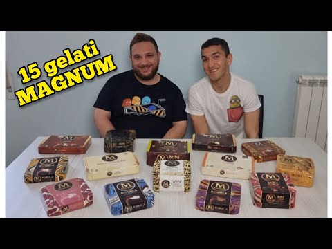degustazione 15 MAGNUM - proviamo tutti i tipi di gelati della Magnum presenti nel mercato italiano