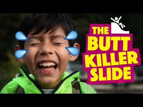 The slide that hurts the Butt in Fukuoka, Japan