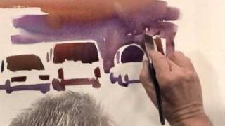 preview picture of video 'Painting Automobiles by Frank Francese : Watercolor Painting'