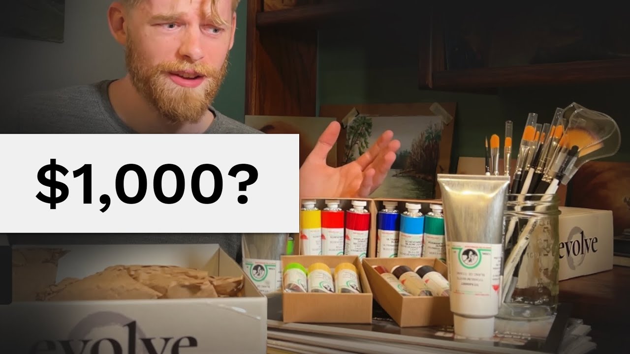 What Oil Painting Supplies Come with the Evolve Program?