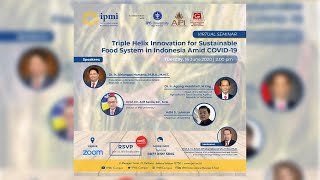 WEBINAR TRIPLE HELIX INNOVATION FOR SUSTAINABLE FO...