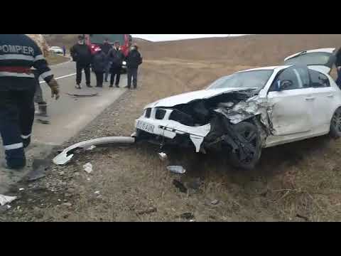 Trafic rutier oprit DN 2F din județul Vaslui. Accident rutier cu 4 victime - VIDEO