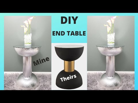 DIY DOLLAR TREE SIDE TABLE || HOW TO MAKE AN END TABLE...