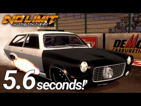 5.6 Seconds Chevrolet Vega Wagon Tune! | No Limit Drag Racing 2.0